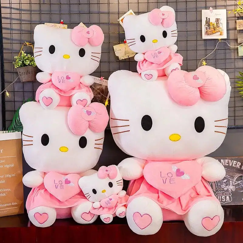 Hello Kitty Jumbo Pink Heart Plushie